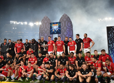 The Lions series was drawn 1-1.