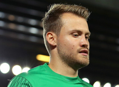 Belgian stopper Mignolet.