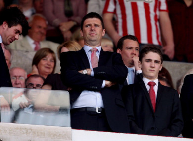 Quinn at the Stadium of Light during his time as club chairman in 2011.