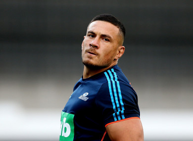 New Zealand rugby star Sonny Bill Williams.