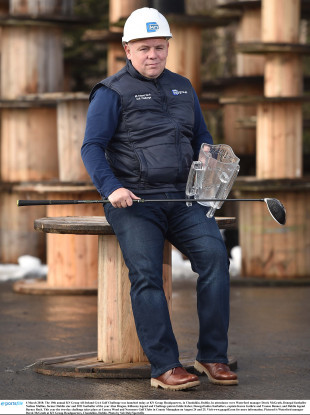 Waterford hurling manager Derek McGrath at the launch of the 19th annual KN Group All-Ireland GAA Golf Challenge.