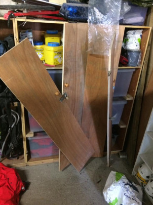 The doors of lockers were smashed open in the burglary