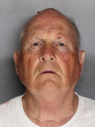 This undated law enforcement booking photo provided by the Sacramento County, California, Sheriff's Office shows Joseph James DeAngelo.