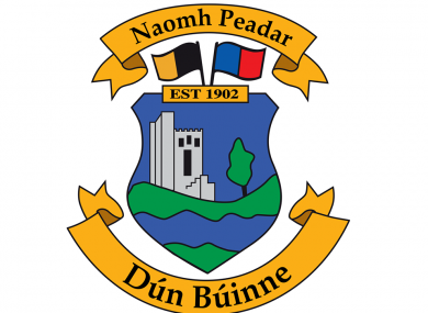 The St Peter's GAA club crest.