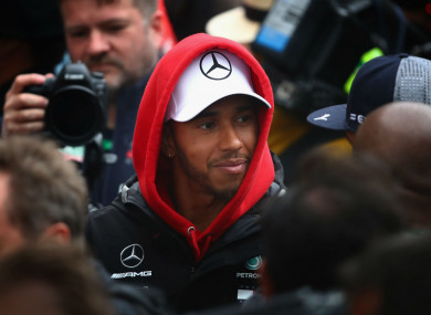 Lewis Hamilton at the Chinese Grand Prix