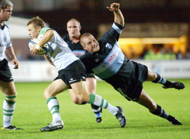 Jenkins in action against Connacht back in 2004.