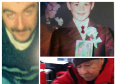 (Clockwise L to R) Paul Sheehan with his son; Paul as a young boy; Paul pictured during his birthday in December.