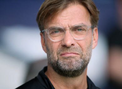 Jurgen Klopp (file pic).