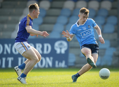 Dan O'Brien bags a goal for Dublin in tonight's clash.