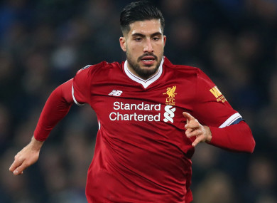 Liverpool midfielder Emre Can looks likely to join the Serie A champions this summer.