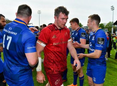 O'Mahony dejected at full-time.