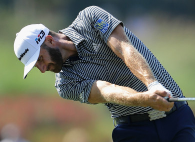 Dustin Johnson is one of six players at the top of the leaderboard after day one.