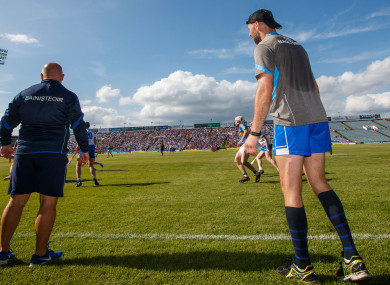 Derek McGrath and Dan Shanahan on the sideline.