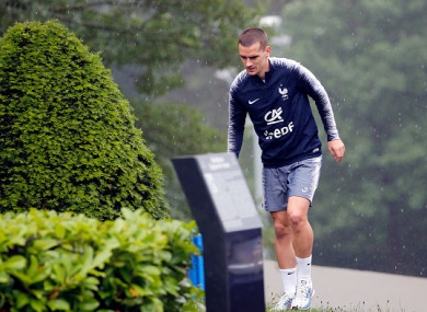 Griezmann is preparing for France's World Cup opener.