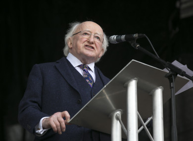 President Michael D Higgins