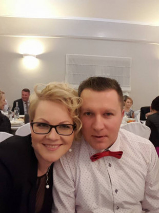 Mikolaj with his wife Elzbieta.