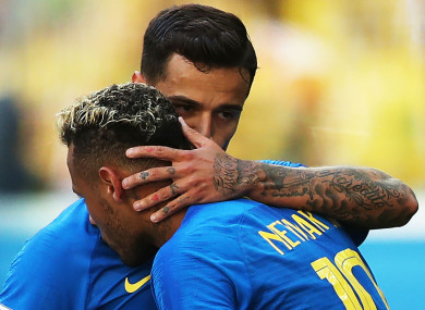 Neymar and Philippe Coutinho.