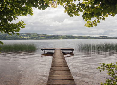 File photo of a pier on Lough Derg.
