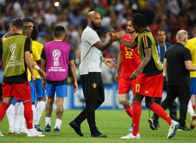 Henry and Belgium will face France in the semi-final on Tuesday.