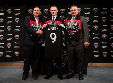 Rooney signed a three-and-a-half-year deal with DC United.