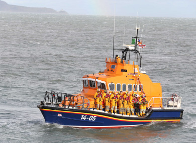 An RNLI boat.