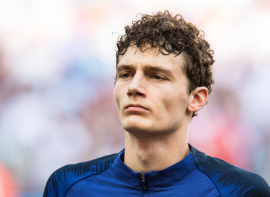 Benjamin Pavard has impressed for France at the World Cup.