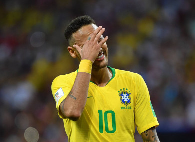 Neymar endured a difficult World Cup for Brazil.