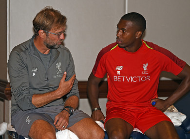 Klopp and Sturridge.