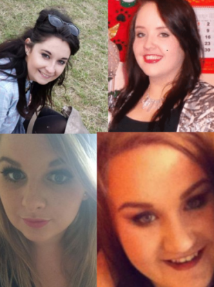 Clockwise from top left: Niamh Doyle, Gemma Nolan, Aisling Middleton and Chermaine Carroll.