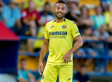 Santi Cazorla makes his long-awaited return to the football pitch for Villarreal