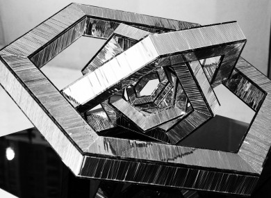 Work by Monir Shahroudy Farmanfarmaian at the Guggenheim in New York