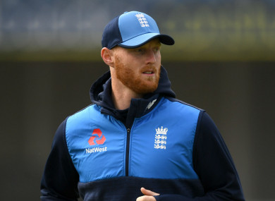 England all-rounder Ben Stokes (file pic).