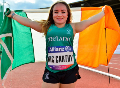 Niamh McCarthy.
