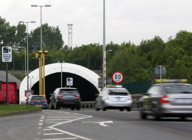 File photo of Port Tunnel.