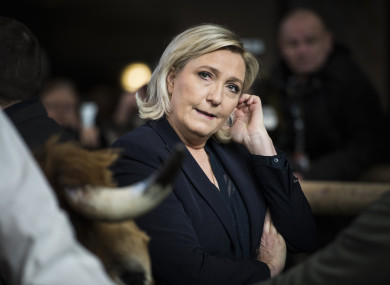French far-right Front National (FN) party president Marine Le Pen