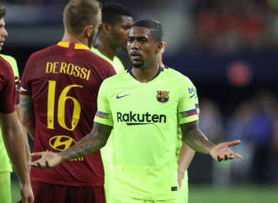 New signing Malcom is in line to feature for Barcelona against Sevilla in the Spanish Super Cup.