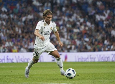 Modric is regarded as one of the top midfielders in the world.