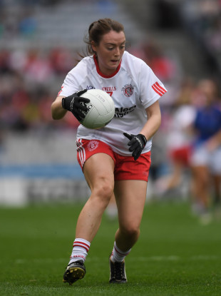 Christiane Hunter of Tyrone in action (file pic).