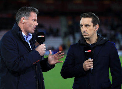 Jamie Carragher and Gary Neville have come under fire for their comments at times.