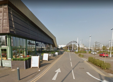 The attack happened near Pizza Express, off Merlin Road in Bristol