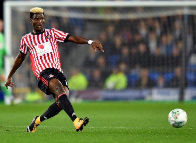 Ndong reported for duty today, and was sacked straight away.