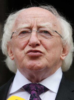 President Michael D Higgins