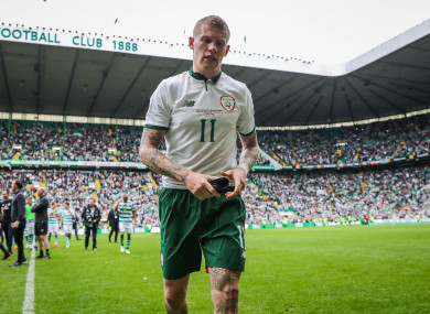 McClean has made 59 appearances for Ireland.
