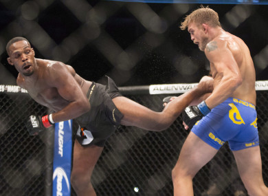 Jon Jones and Alexander Gustafsson shared the Octagon in 2013.