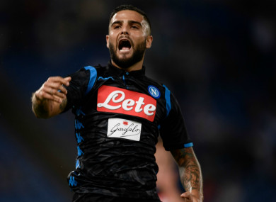 Lorenzo Insigne (file pic).