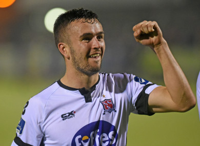 Duffy has scored 12 Premier Division goals for Dundalk this season.