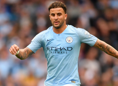 Kyle Walker of Manchester City.