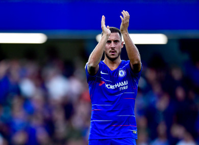 Eden Hazard is joint top-scorer in the Premier League this season.