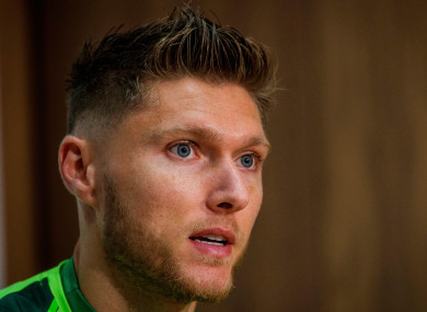 Jeff Hendrick pictured at today's press conference.