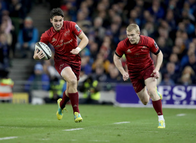 Keith Earls returns to the starting line-up, but there's no room for Joey Carbery.